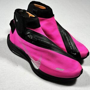 NIKE Zoom Pegasus Turbo Shield Athletic Shoes Fire Pink Zip Up